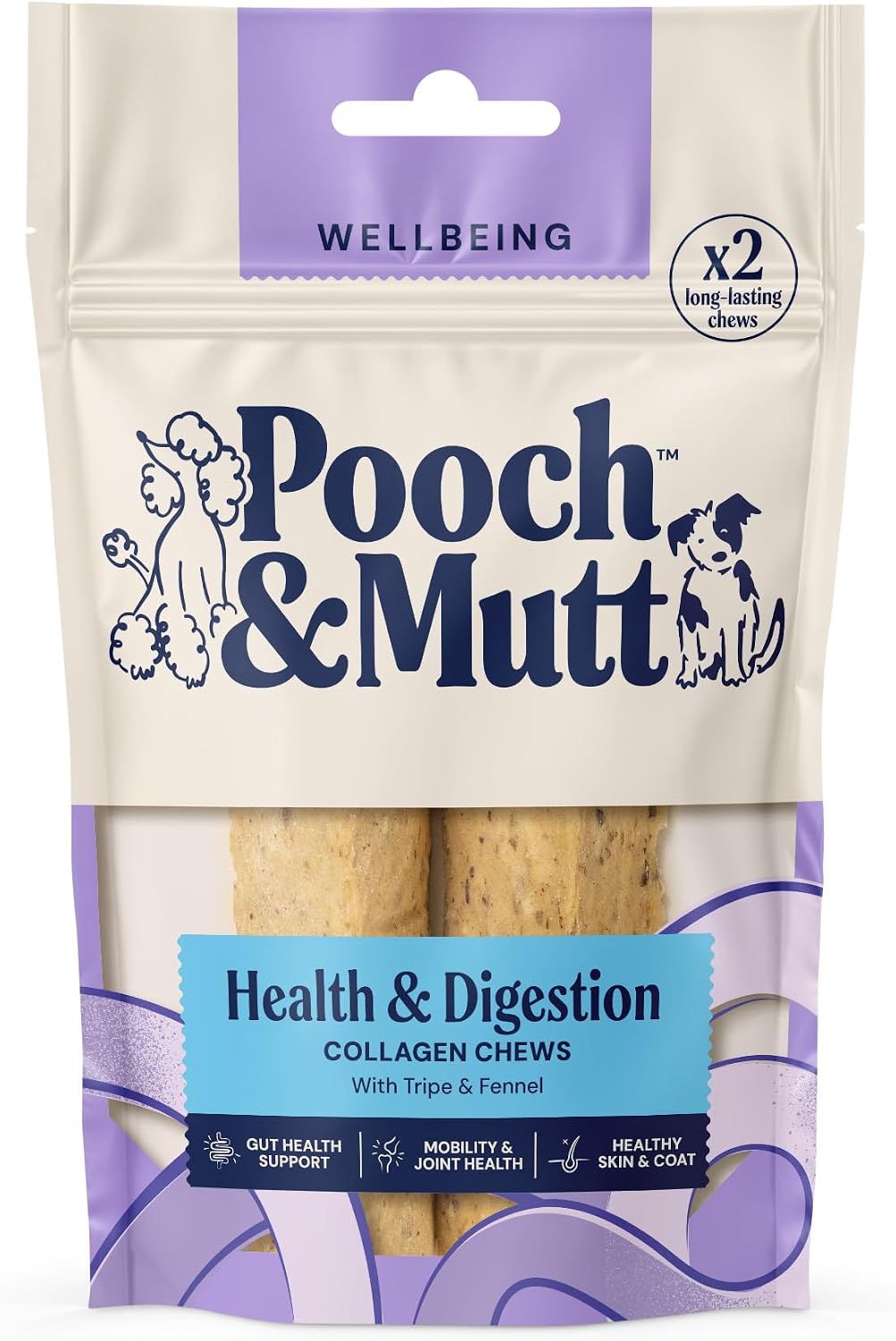 Pooch & Mutt - Digestive Support Collagen Chew Treat, 110g (2 chews)