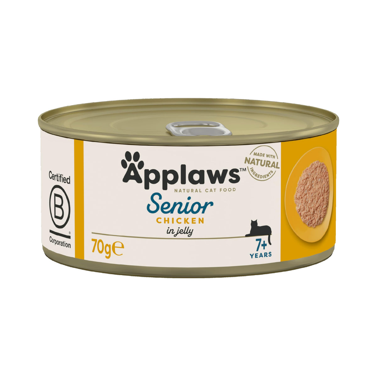Applaws Natural Wet Cat Food, Multipack Fish Selection in Broth 70 g Tin (Pack of 12)
