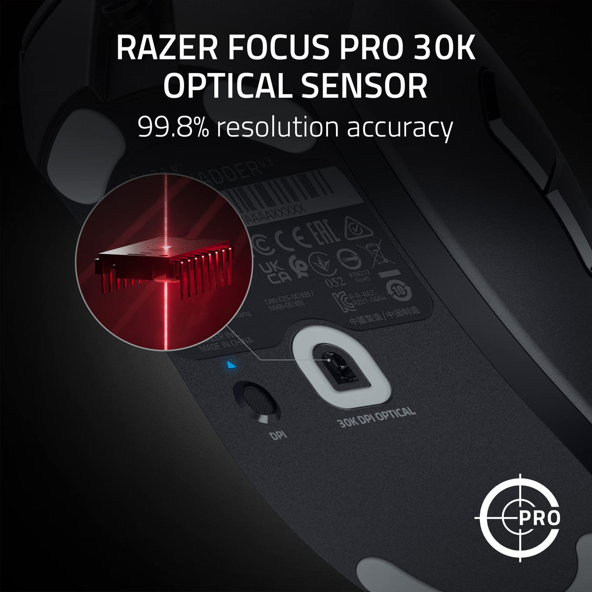 Razer DeathAdder Essential (2021) - Wired Gaming Mouse (Optical Sensor, 6400 DPI, 5 Programmable Buttons, Ergonomic Form Factor) White