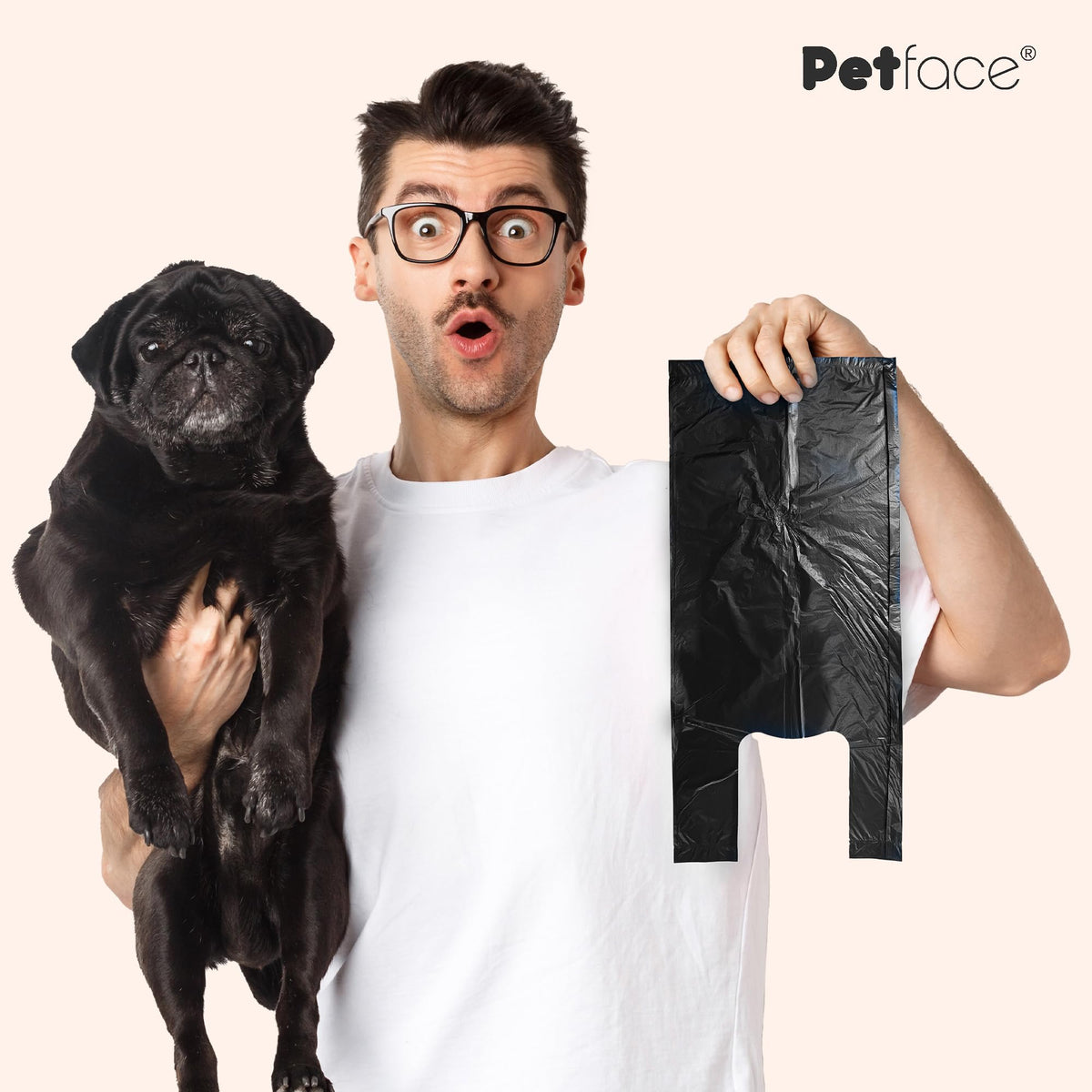 Petface No Mess Degradable Poop Bags With Tie Handles (Pack of 100)