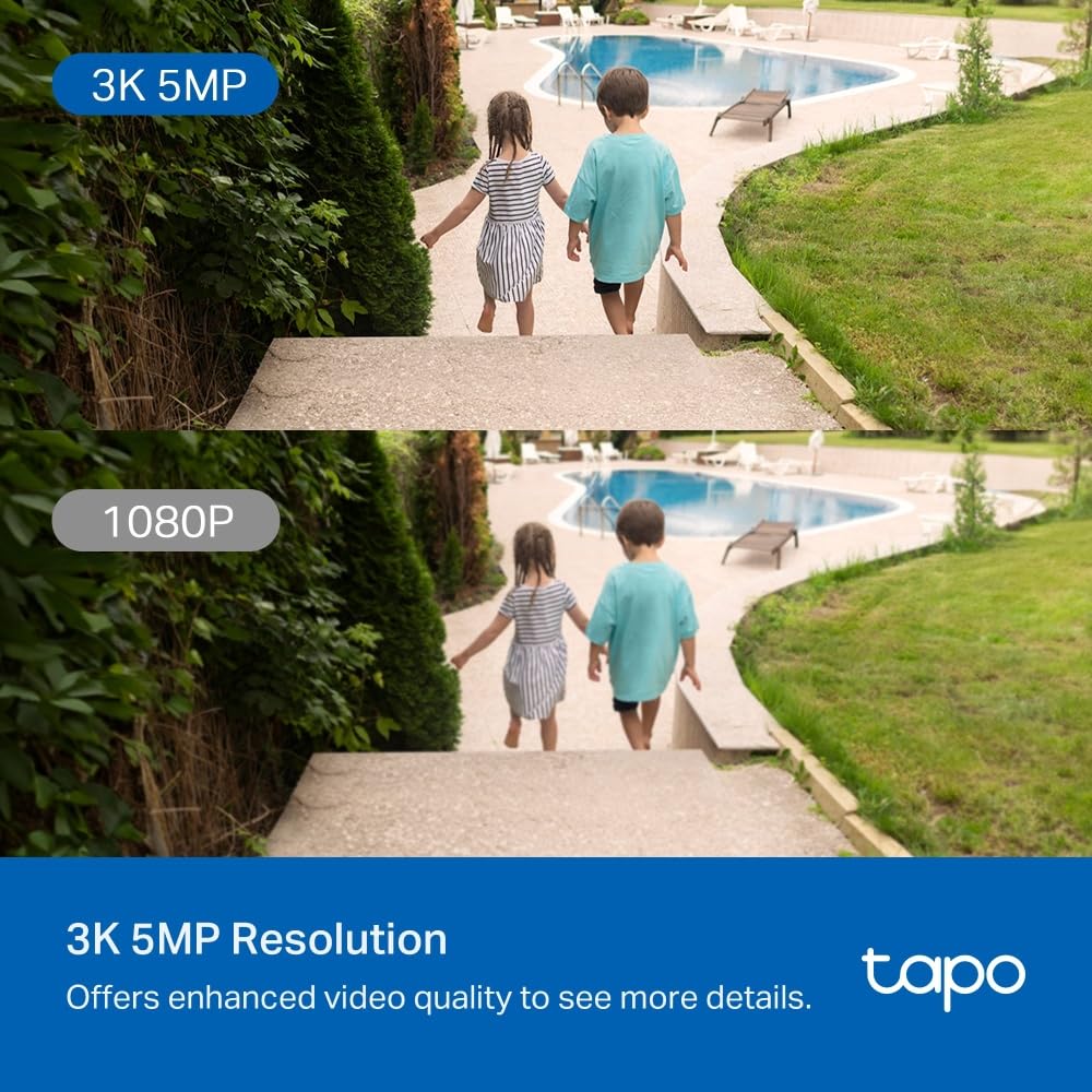 Tapo TP-Link C500 Outdoor Wi-Fi Security Camera, 360° FHD 1080P with Night Vision, Two-Way Audio, Cloud Video Recording, Works with Alexa