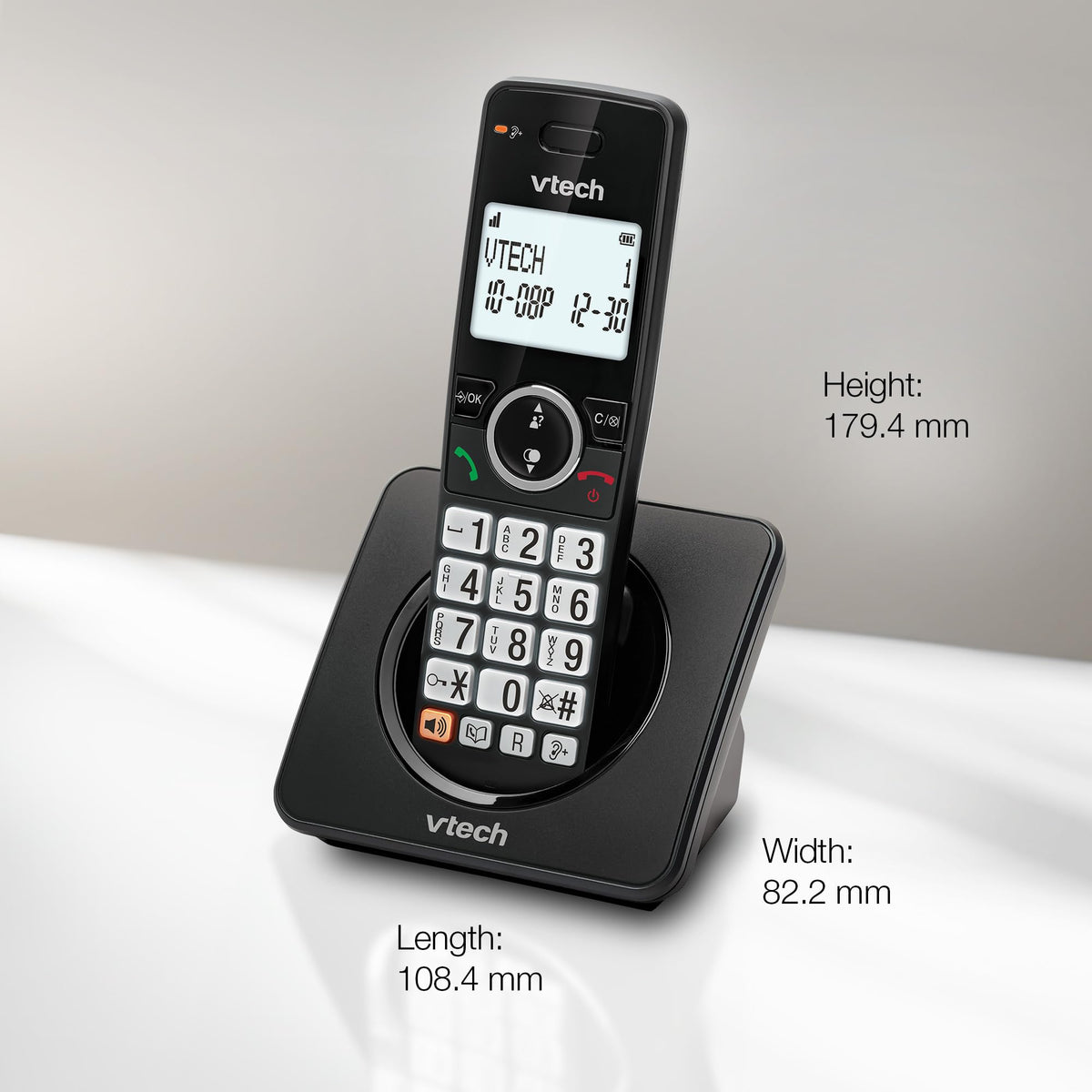 VTech EA5001 DECT Cordless Phone with Nuisance Call Blocker,Easy-to-Read Backlit Display,Landline Phone with 18 Hours Talk-time,Volume Booster,Handsfree Speakerphone,Speed Dial,2-Handset