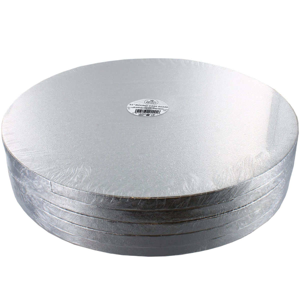 Culpitt Select 10" Cake Boards, Square, 12mm Thick Lightweight Presentation Plate For Celebration Desserts, Birthday Treats, Cupcakes, and More! Strong, 10 Inch, Pack Of 5