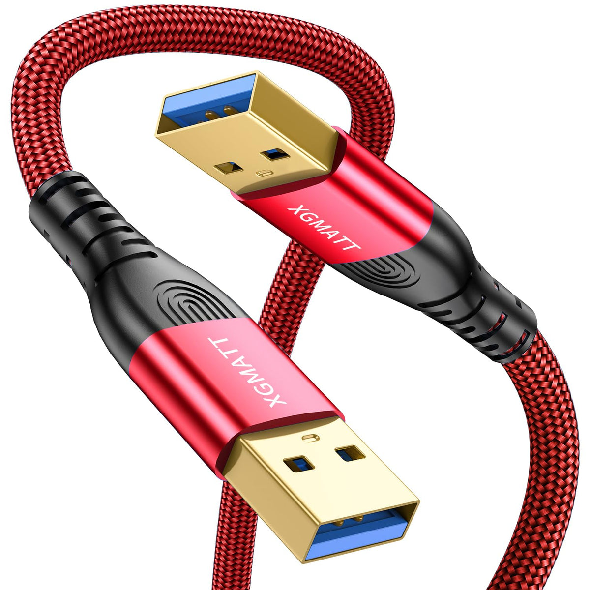 USB 3.0 Cable 1M,5Gbps High Speed Transfer USB Type A Male to Male Lead