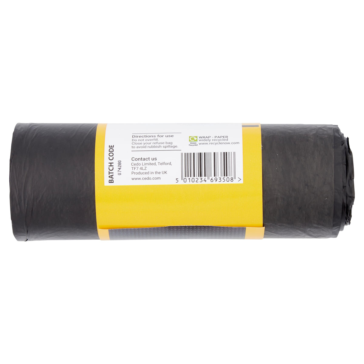 20 Refuse Sacks Flush Top 75L