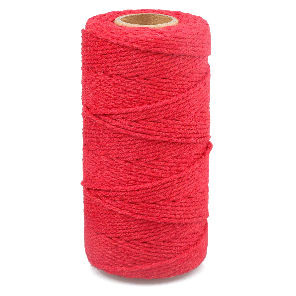 jijAcraft 4MM White Macrame Cord: 100M Cotton String Twine for Crafts