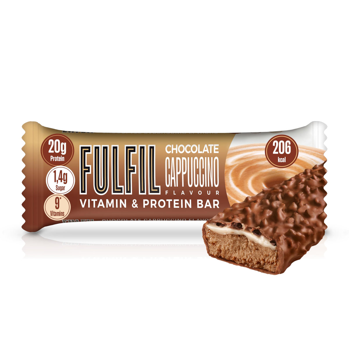 FULFIL Vitamin and Protein Bars, Chocolate Salted Caramel Flavour, 15 x 55g
