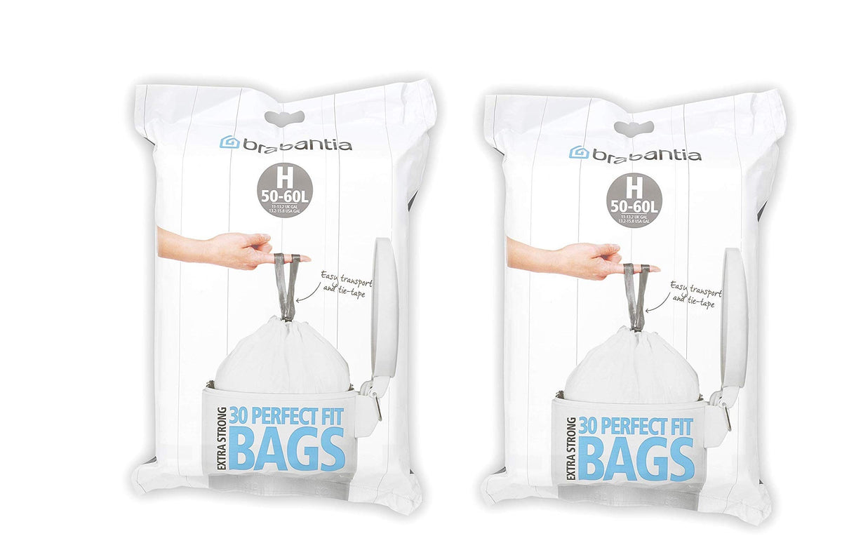 Brabantia Heavy Duty Perfect Fit Bin Liners (5 Packs of 20) 10-12 Litre