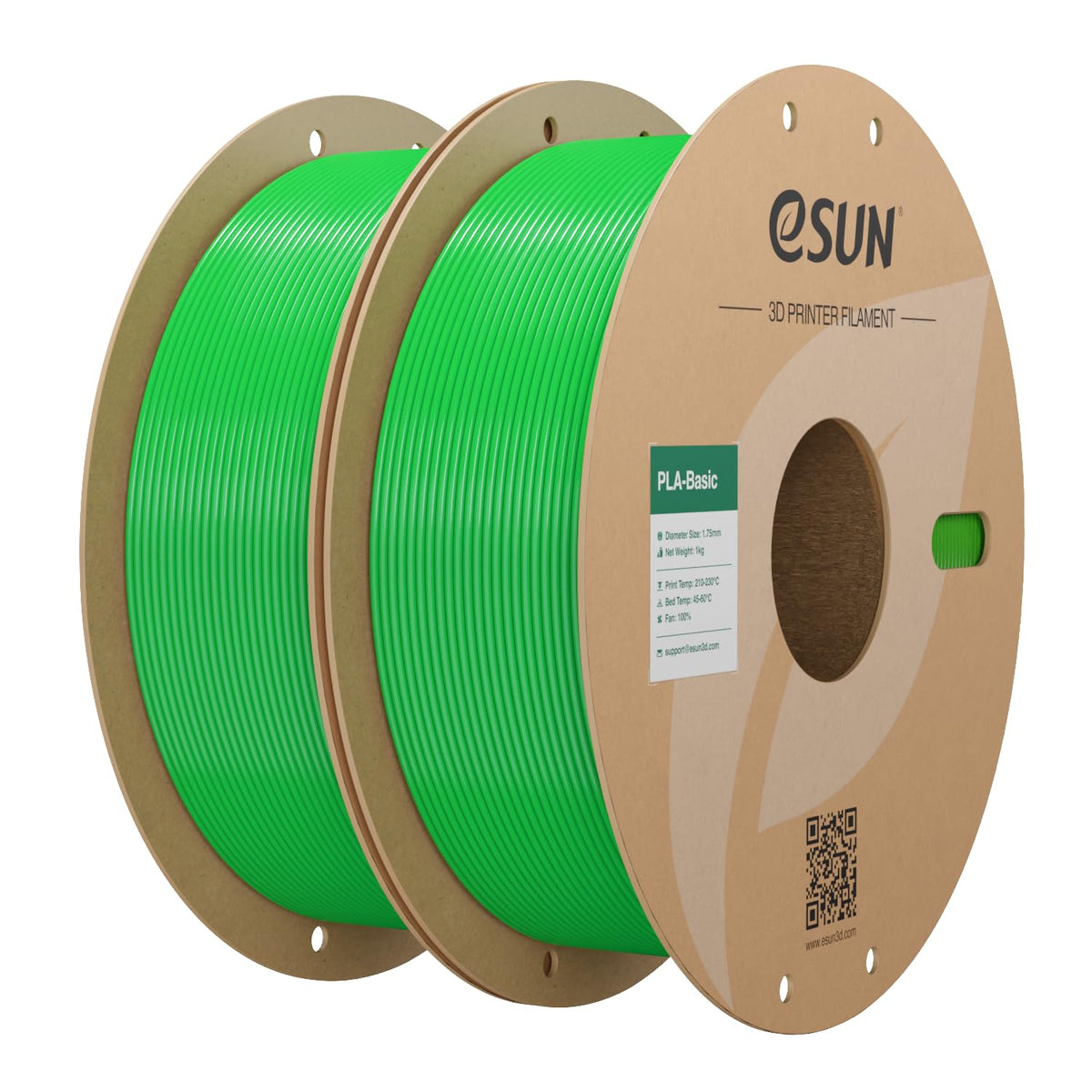 eSUN PLA Filament 1.75mm, PLA Basic Dimensional Accuracy +/- 0.05mm, 1KG Spool (2.2 LBS) Speedy Filament for 3D Printers,Black