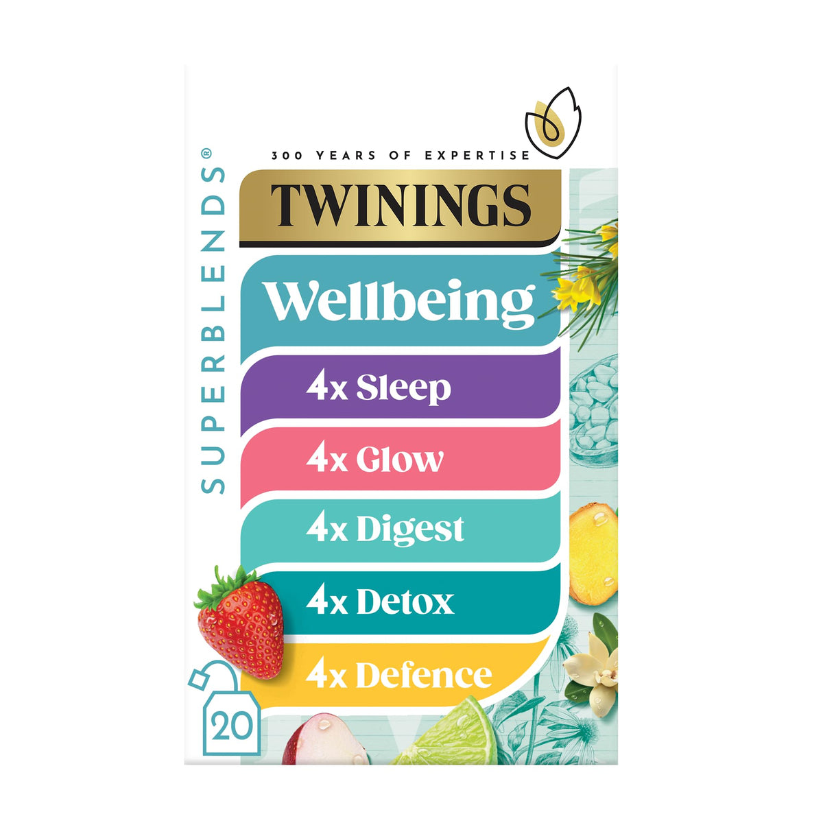 Twinings English Breakfast Tea, 4 x 80 Biodegradable Plant-Based Tea Bags