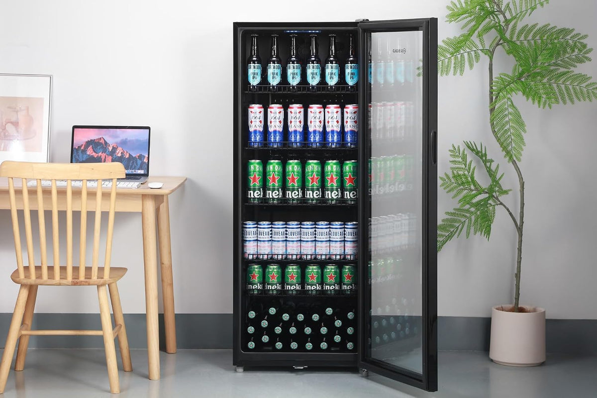 Subcold Maxi250 Tall Drinks Fridge | 4-18°C | Glass Door | Auto Defrost