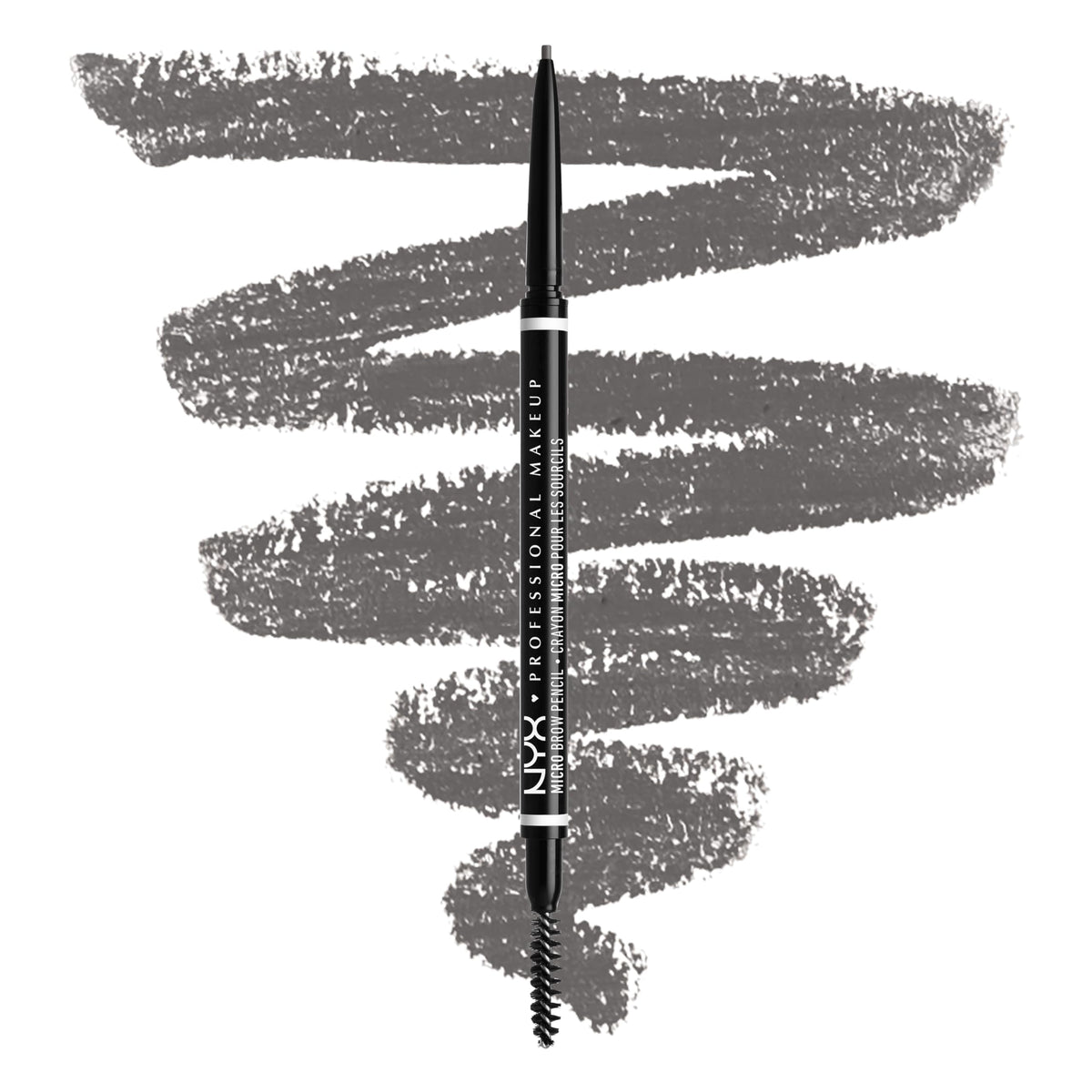NYX Professional Makeup Micro Brow Pencil, Dual Ended Precise: Ash Brown
