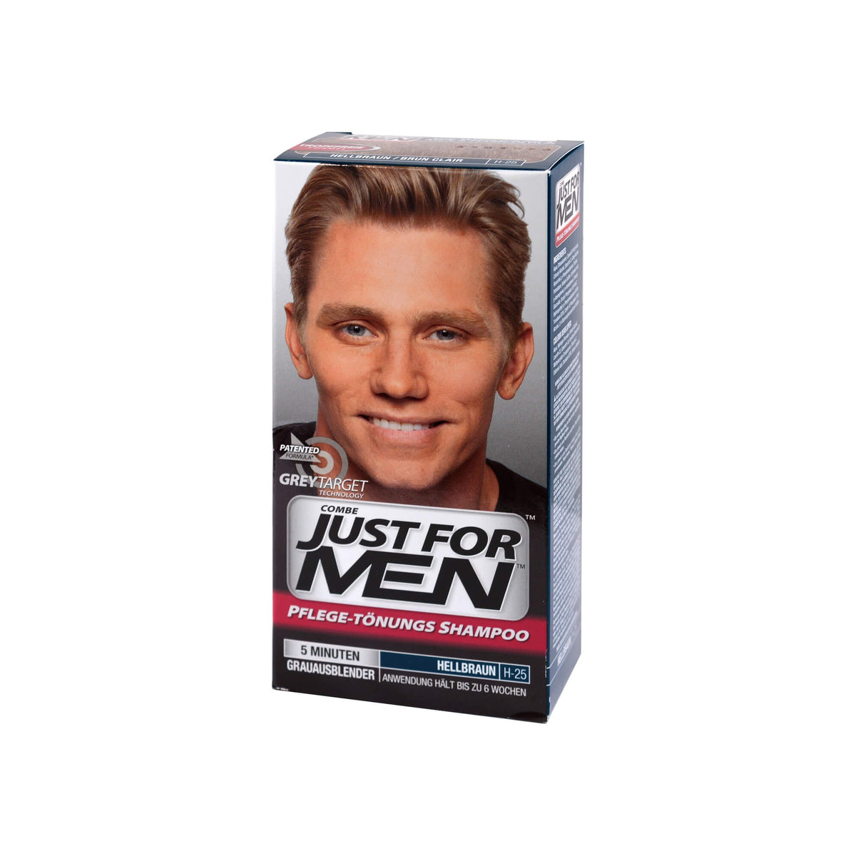 Just for men Original Formula Dark Brown Black Hair Dye, Restores Original Colour for a Natural Look H45