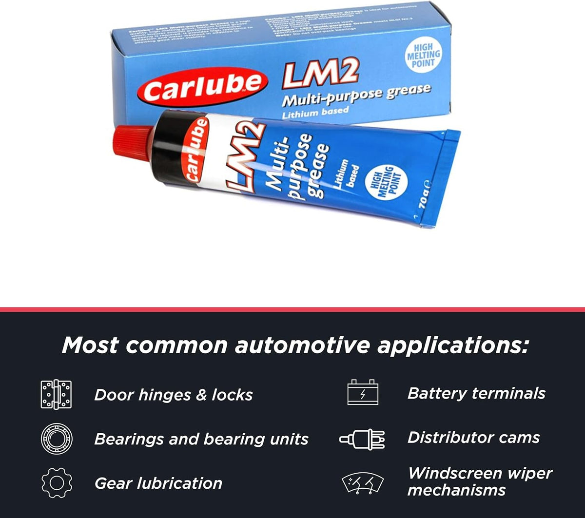 TETROSYL LTD Carlube Xmg070 Lithium Multi-Purpose Grease