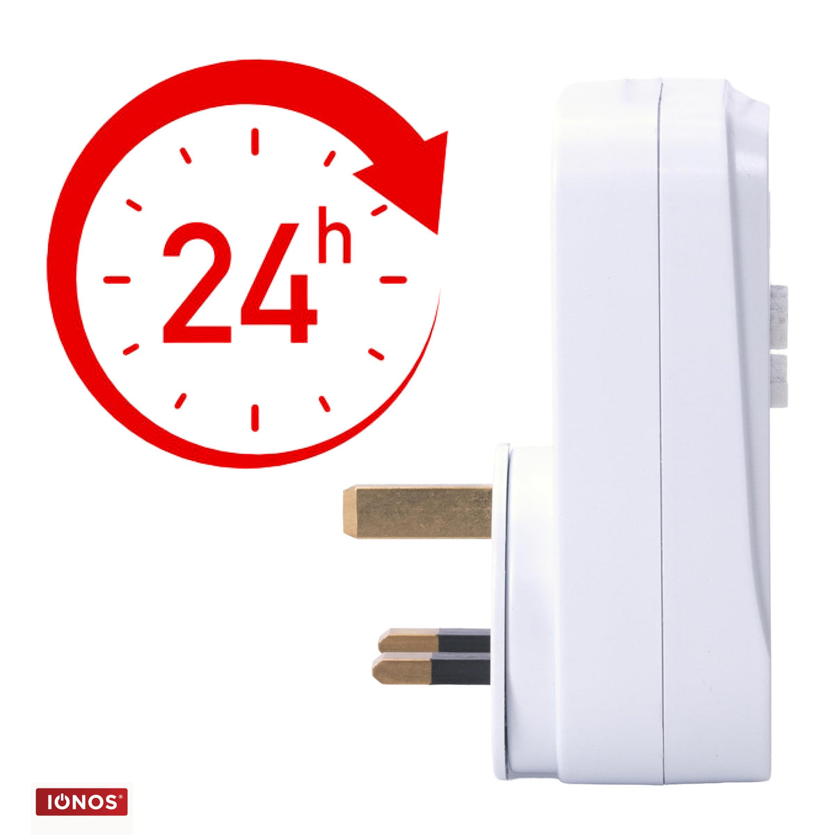 Status IONOS 24 Hour Plug-in Timer Switch, Mechanical Option B, White