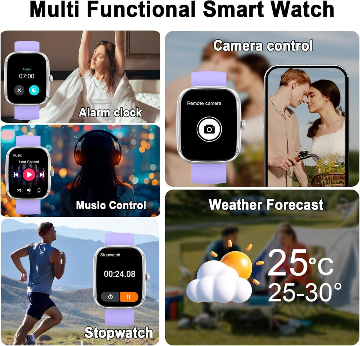 Motast Smart Watch, Fitness Tracker 1.69'' HD for Men Women, Step Counter