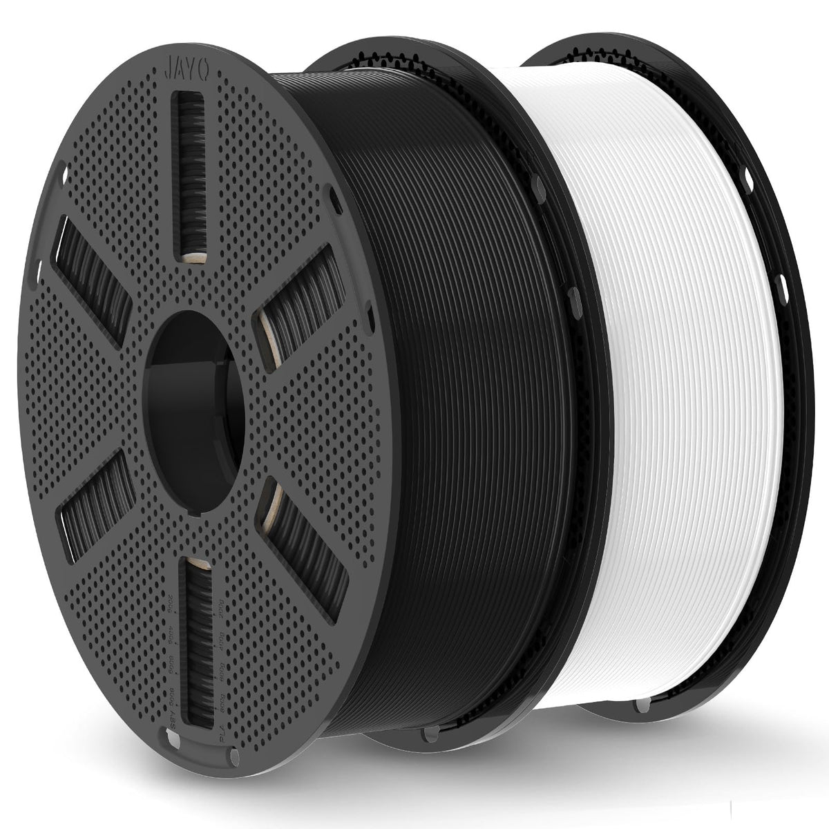 JAYO PLA+ 3D Printing Filament 1.75 mm, 1.1KG (2.4lbs) Spool Black