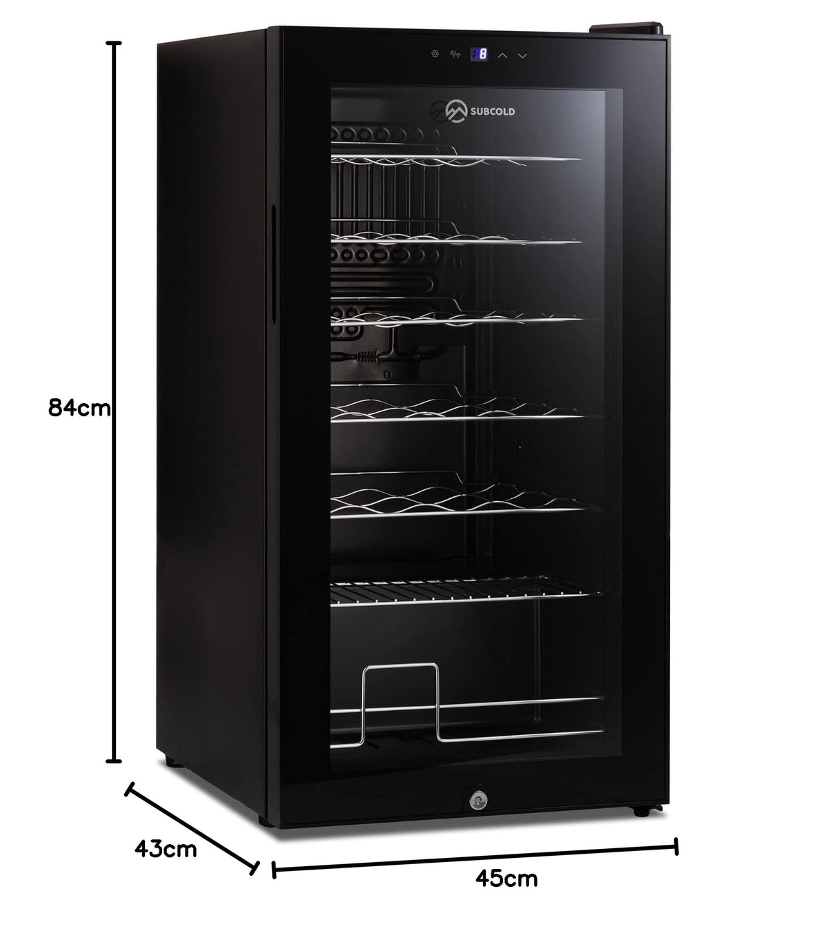 Subcold Viva20 Wine Fridge | 20 Bottles | 3-18°C | Tabletop