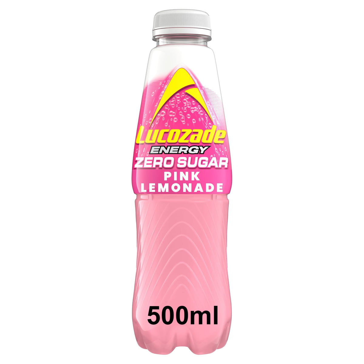 Lucozade Energy Zero Pink Lemonade 380ml (Pack of 4)