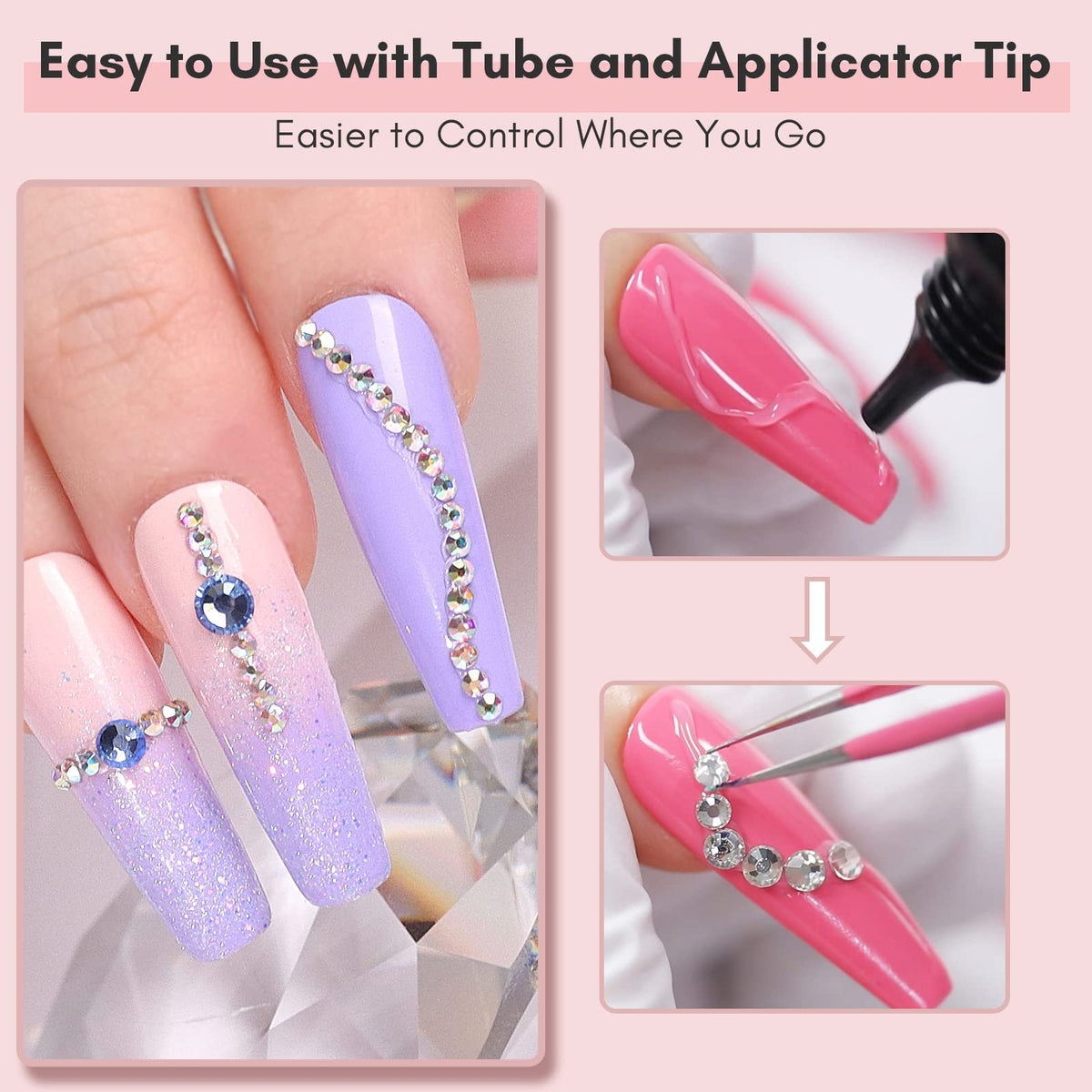 Makartt Nail Glue Extra Strong, New Super Semi Solid for Press-On Nails