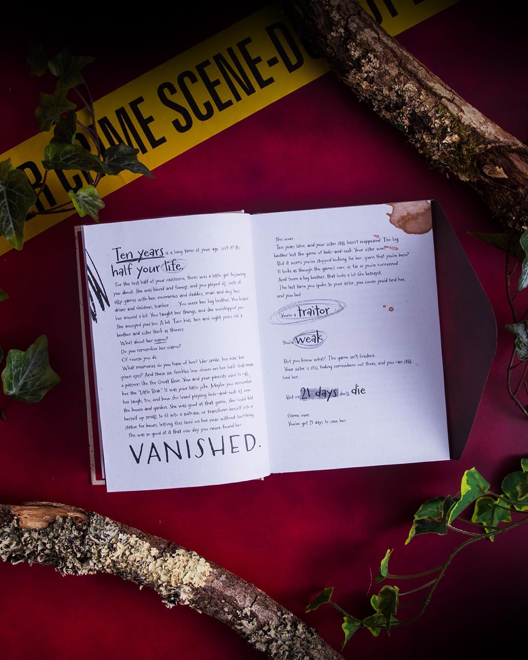 21 Days of Fear: A Letters Thriller