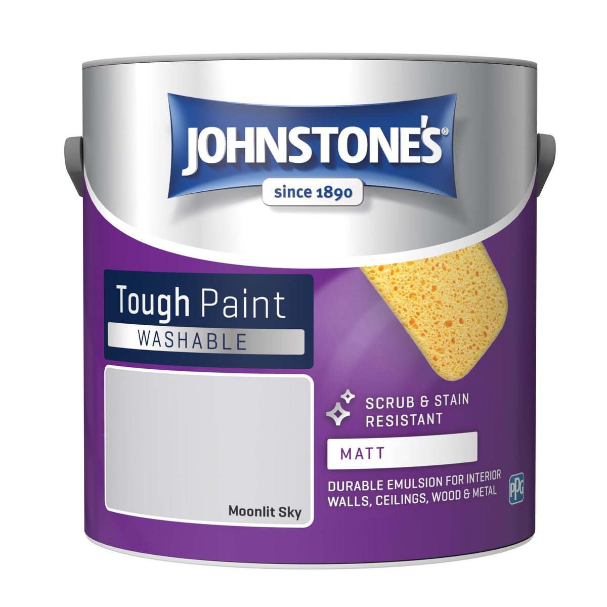 Johnstone's - Washable Matt Wall & Ceiling Paint - Rosebud - 2.5L