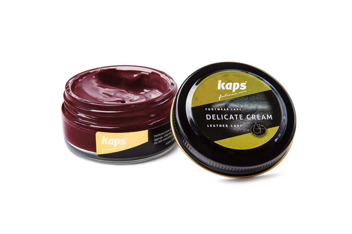 Leather Shoe Cream Polish & Conditioner, Kaps 50ml