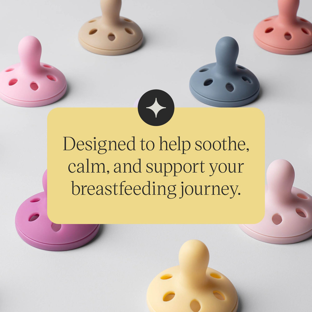 Tommee Tippee Ultra-Light StayPut Dummy 0-6m Silicone Pack of 4