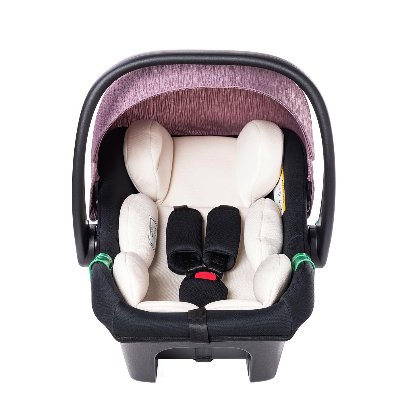 Stroller 3 in 1 Travel System Aluminium Frame High Landscape Combined Strollers Lightweight Folding Pram for Newborns Toddlers 0-36 Months from Birth Aluminium Pushchair (D2/Pink, H2-D)
