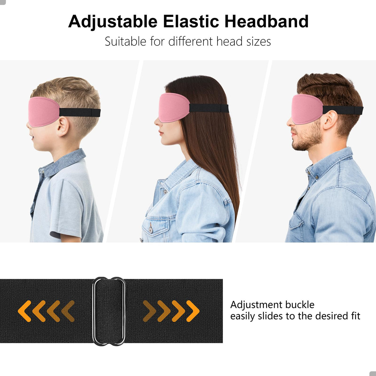 Gritin 100% Blackout Sleep Mask for Women & Men-Zero Eye Pressure Eye Mask