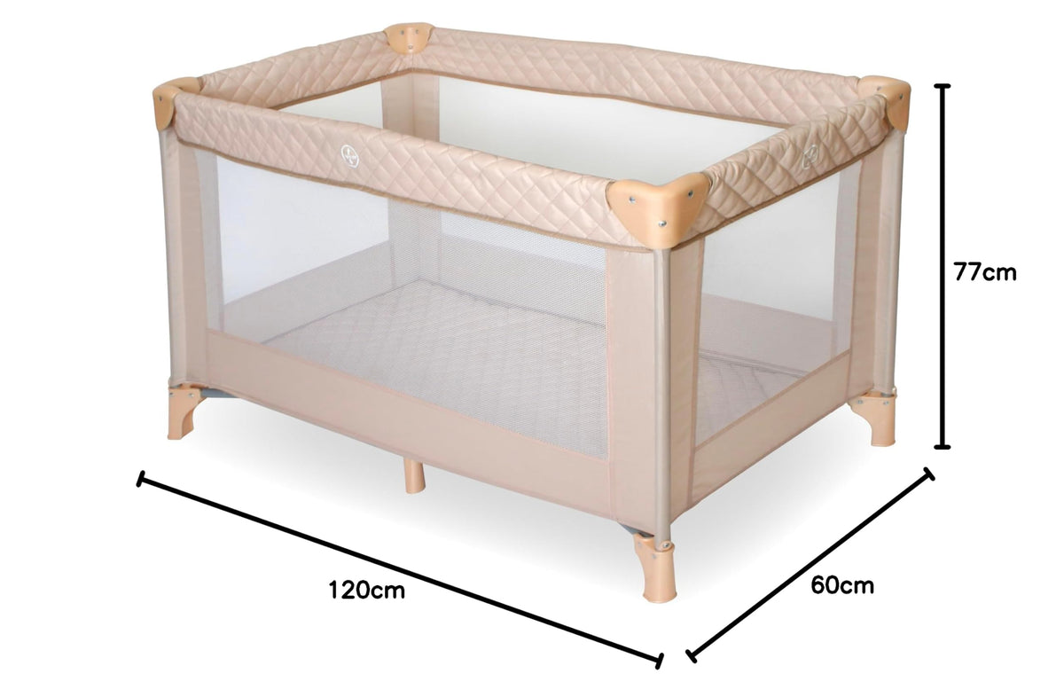 My Babiie MBTC1 Travel Cot from Birth to 15kg - Ivory