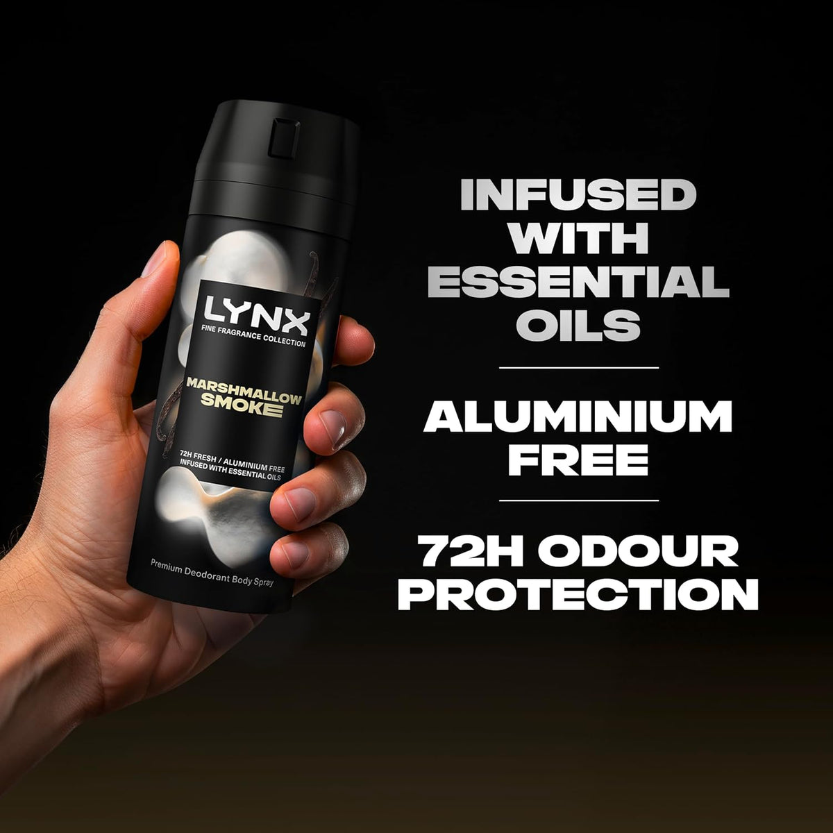 Lynx Fine Fragrance Collection Marshmallow Smoke Premium Body Spray 150 ml