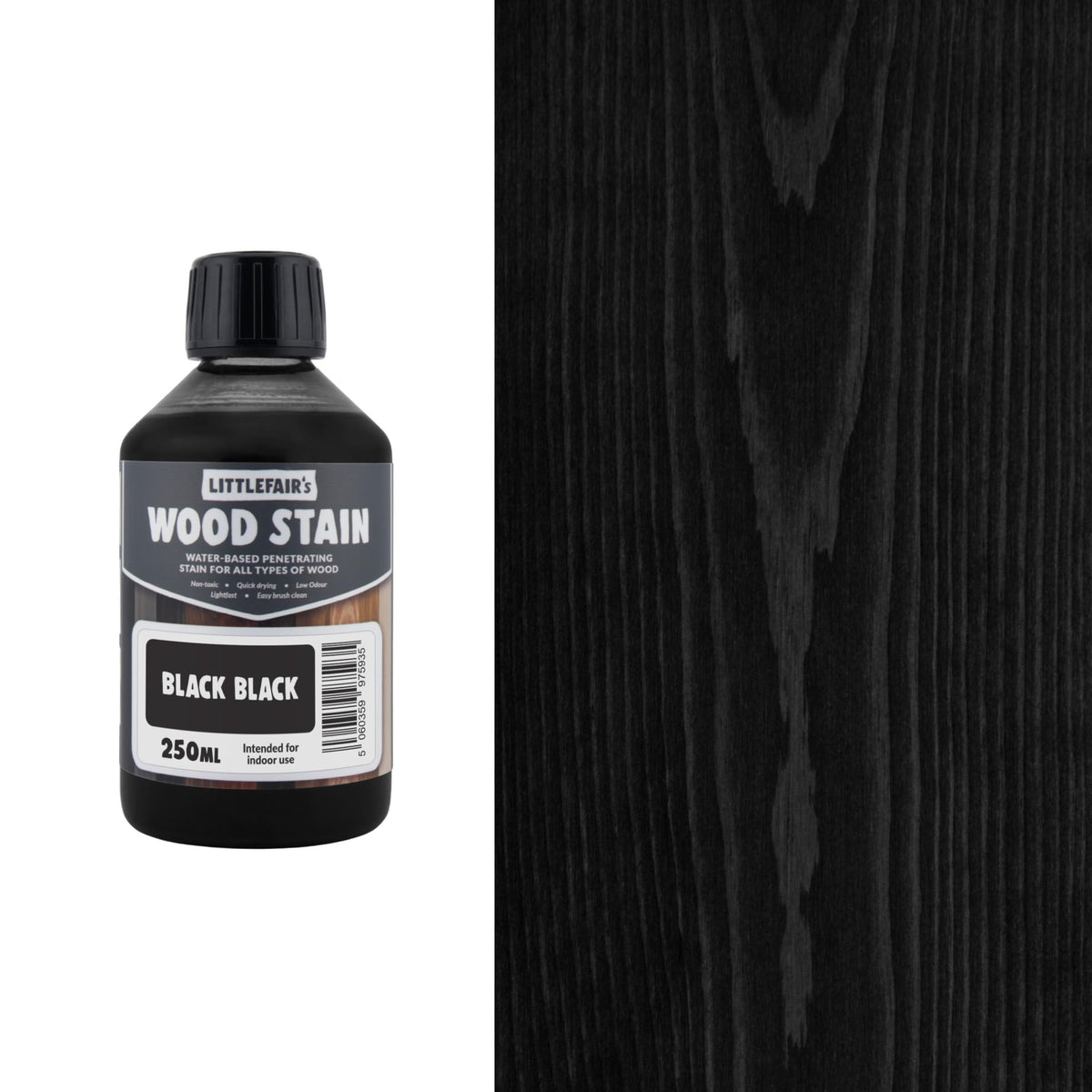 Littlefair's Wood Stain Water-Based - (Very Red Mahogany) – Non-Toxic, Eco-Friendly & Quick Drying - Easy-to-Apply, Concentrated Formula for All Wood Types – 15ml Tester Pot