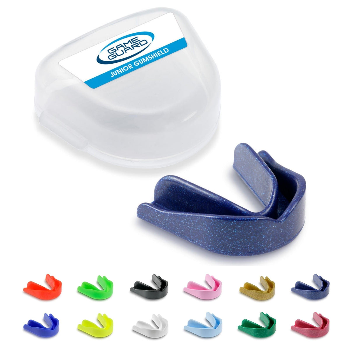 GAME GUARD Sports Mouthguard – Easy Fit Boil & Bite Gum Shield for Kids/Junior (Age 8+) – Mouth Guard for Rugby, Hockey, GAA – Ideal for Schools and Clubs (Baby Pink)