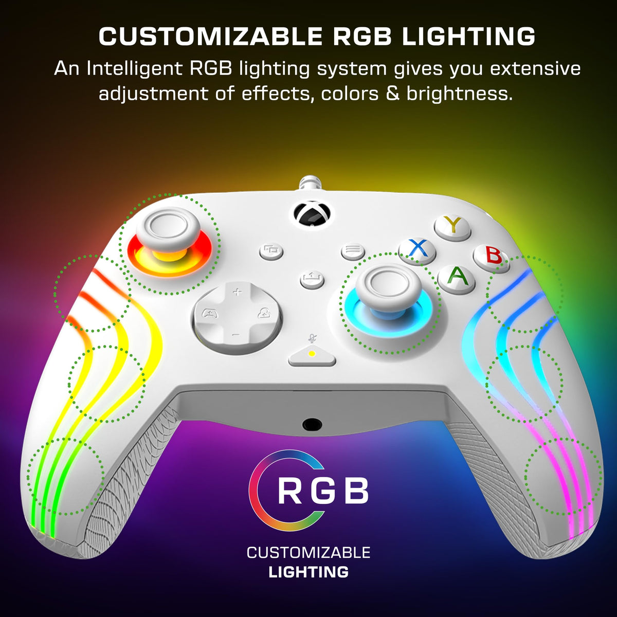 Turtle Beach Afterglow Wave Wired RGB Gaming Controller for XBOX & PC