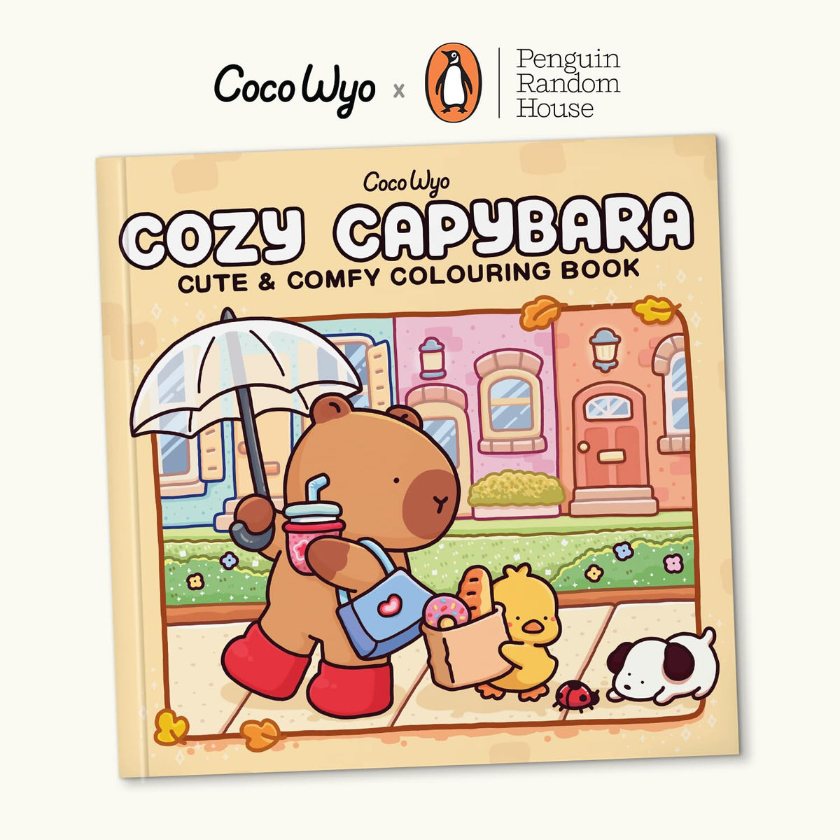 Cozy Capybara: A relaxing, comfy colouring book from the international Number One bestselling author (Coco Wyo)