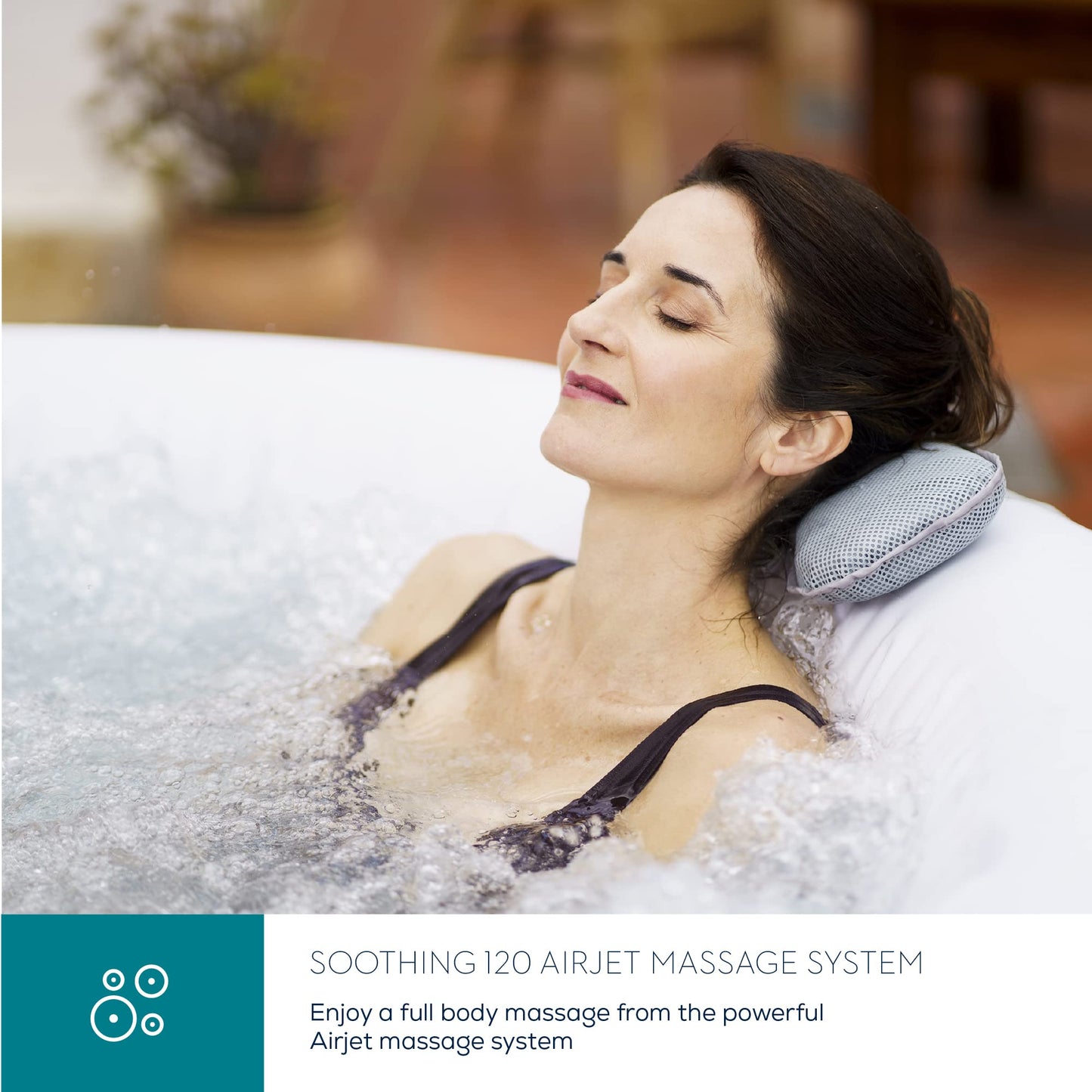 Lay-Z-Spa Boracay Smart Signature AirJet Inflatable Hot Tub with App-Control 2-4 person