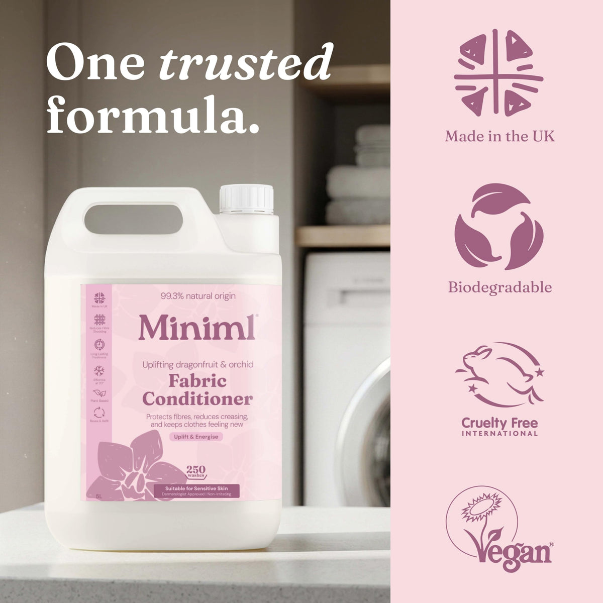 Miniml Eco Fabric Softener & Conditioner 5L Refill – Fresh Linen