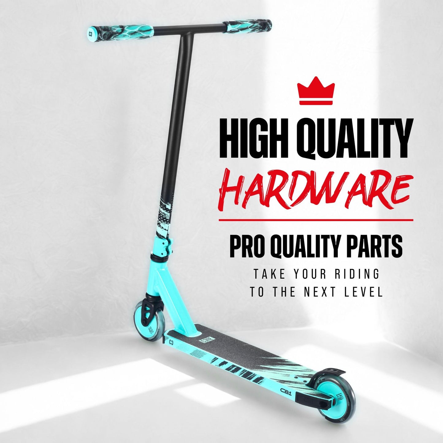 HyperMotion Toddler Tricycle with Parent Push Handle, Safety Belt & Removable Basket