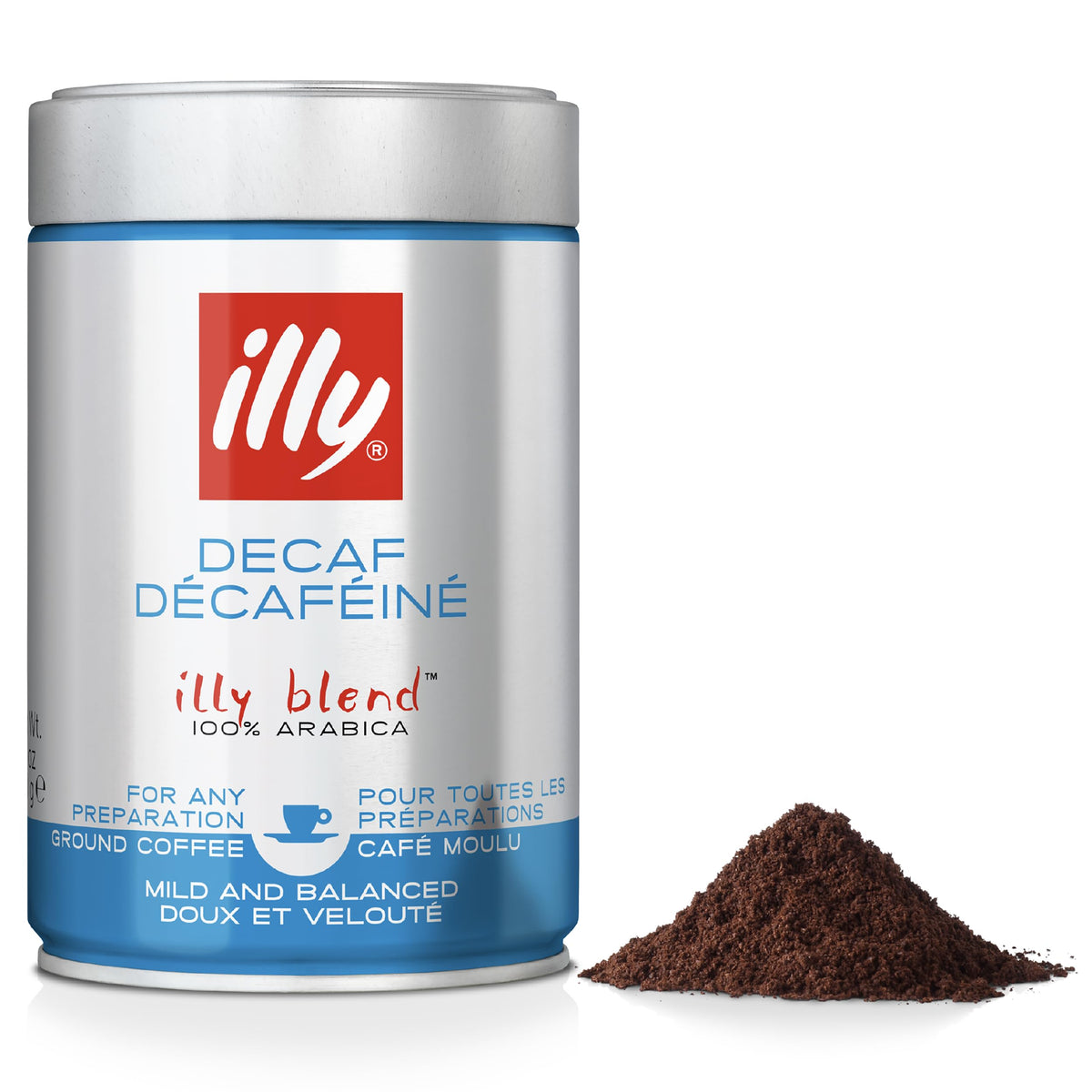 illy Classico Ground Coffee for Espresso, Moka Pot, Cafetiere 250g