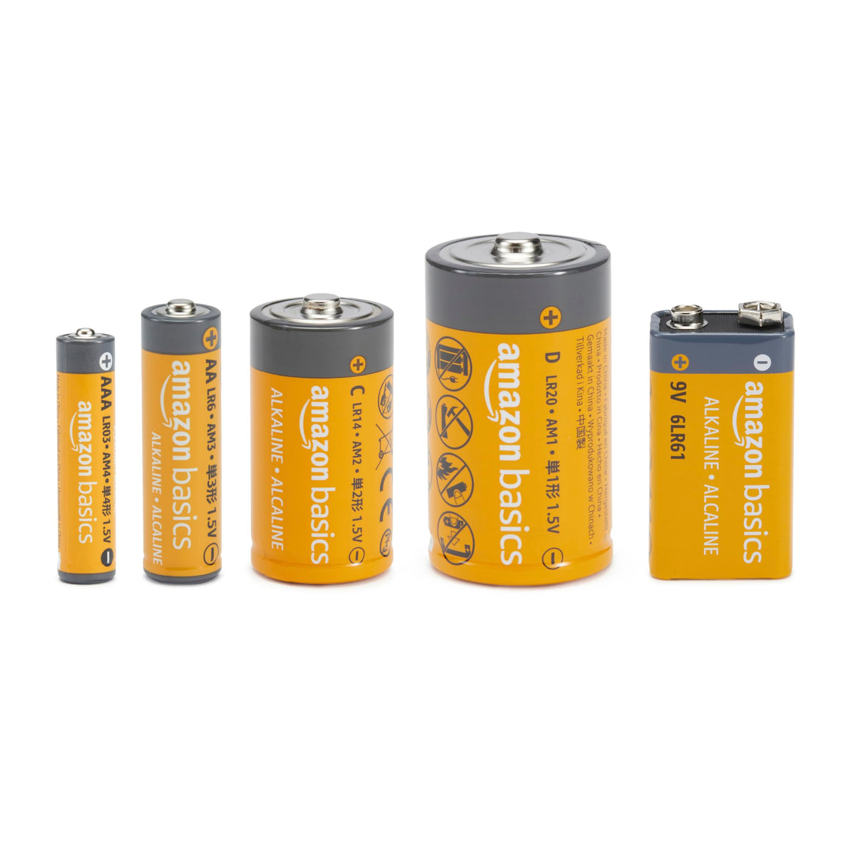 Amazon Basics 100-Pack AA Alkaline High-Performance Batteries, 1.5 Volt, 10-Year Shelf Life