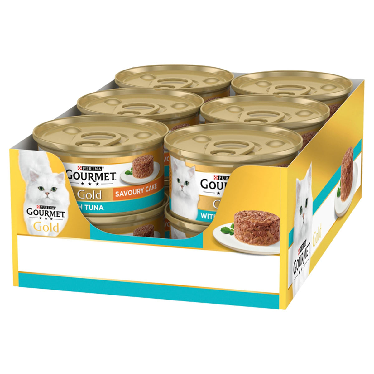 Gourmet Gold Cat Food Savoury Cake with Tuna 85g