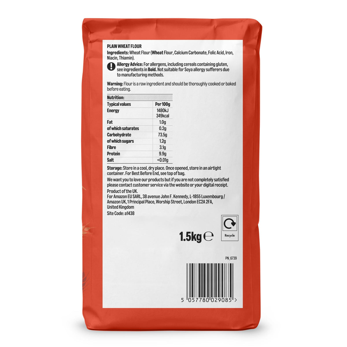 by Amazon Self Raising Flour, 1.5kg
