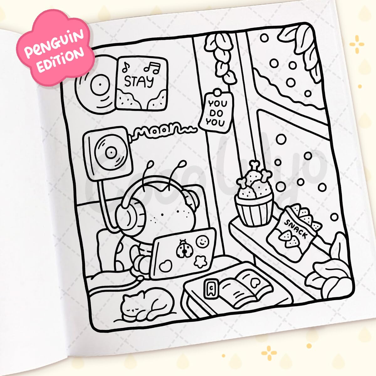 Cozy Friends: A relaxing cosy colouring book, from the bestselling author (Coco Wyo)