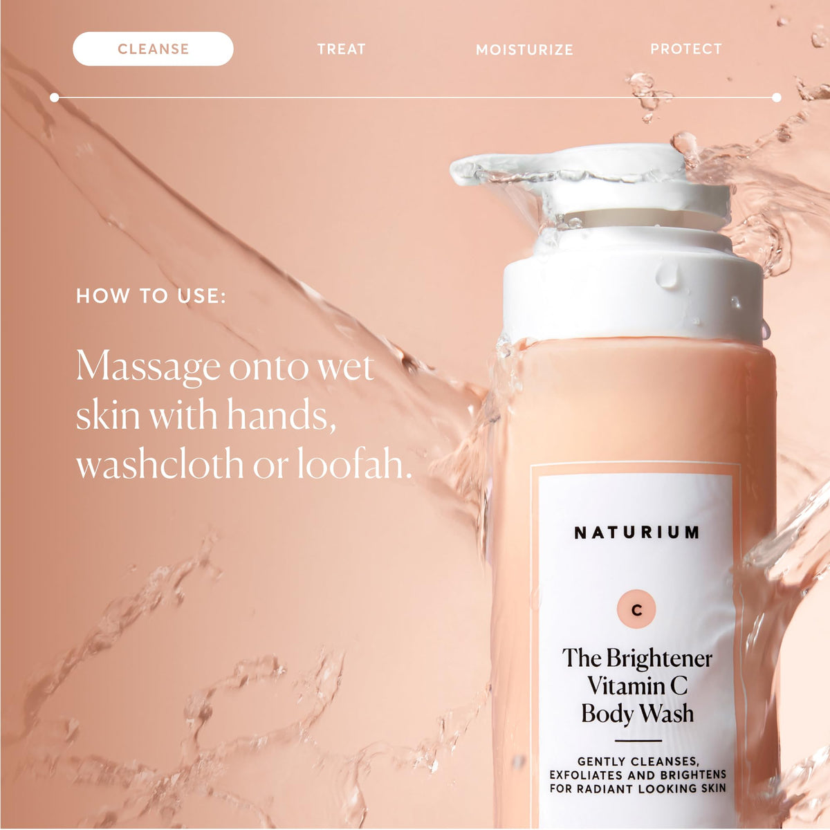 Naturium The Glow Getter Multi-Oil Hydrating Body Wash, 500 ml
