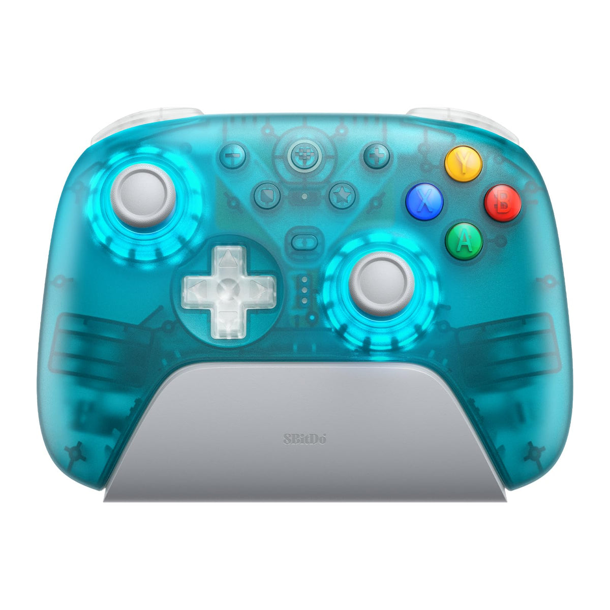 8Bitdo Ultimate 2 Wireless Controller for Windows & Android, Gaming Controller with TMR Joysticks, Switchable Hall Effect/Tactile Triggers, Motion Control, RGB Fire Ring, 8Speed Wireless Tech, Purple