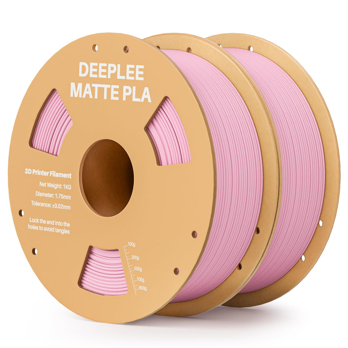 DEEPLEE Matte PLA Filament 1.75mm Matte White 1kg