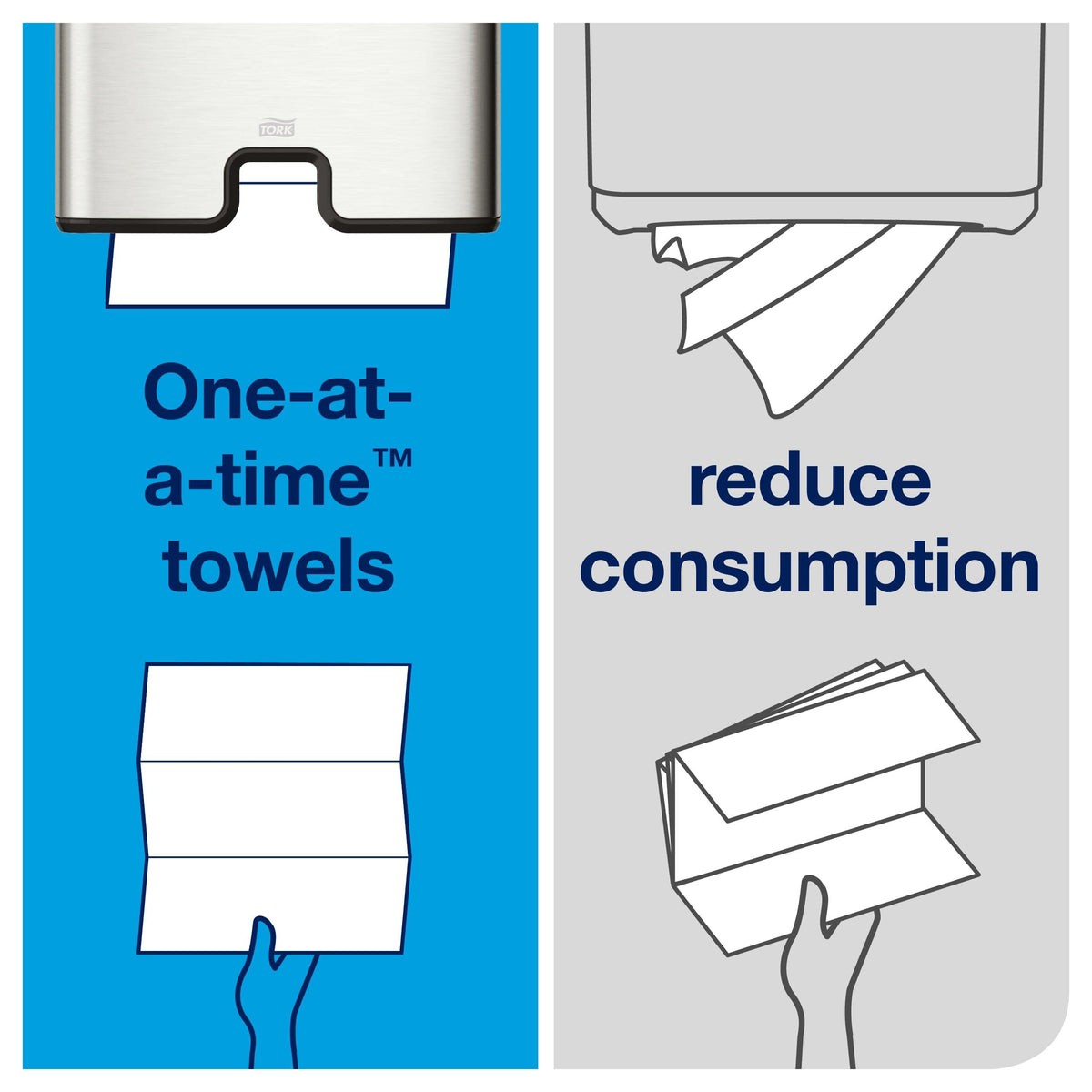 Tork D8217 Extra Soft Multifold Hand Towel, White, Pack of 2100, 21x100 sheets