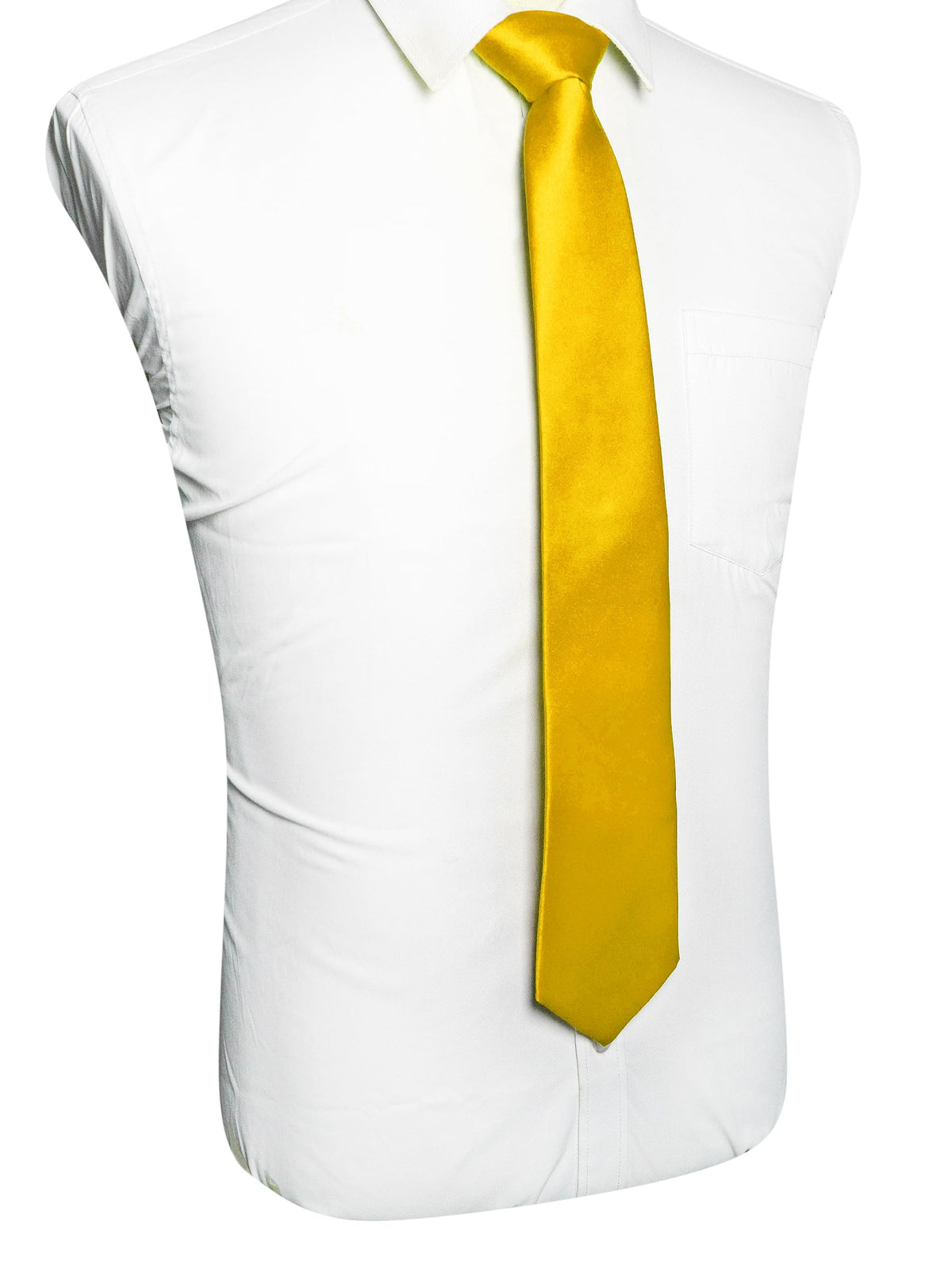 RBOCOTT Solid Color Tie Mens Necktie for Business and Wedding Party