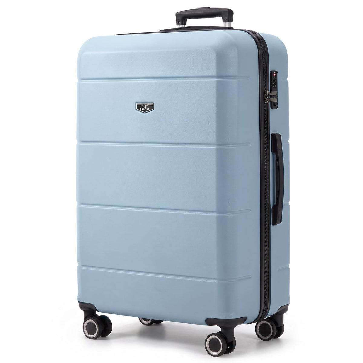 LUGG Jetset 40cm Suitcase 40x30x20cm, Ryanair Compatible Underseat Size, Hard Shell ABS, Spinner with Removable Wheels, Lightweight Travel Luggage, 1 Year Warranty